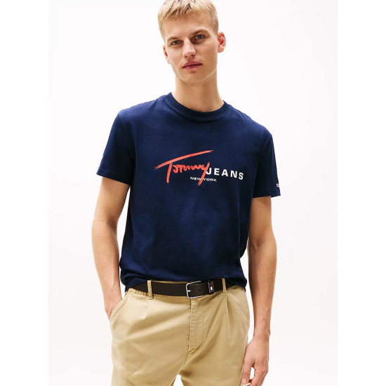 Tommy Hilfiger Ανδρική κοντομάνικη μπλούζα Graffiti Signature Logo T-Shirt